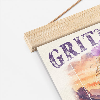 "Grit and Glory" Poster with Hanger