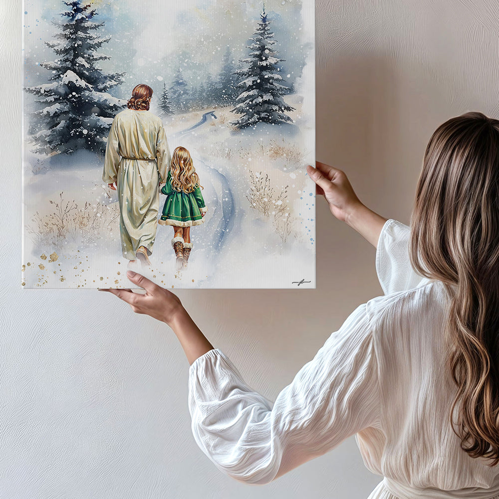 "Winter Grace" Christian Premium Canvas