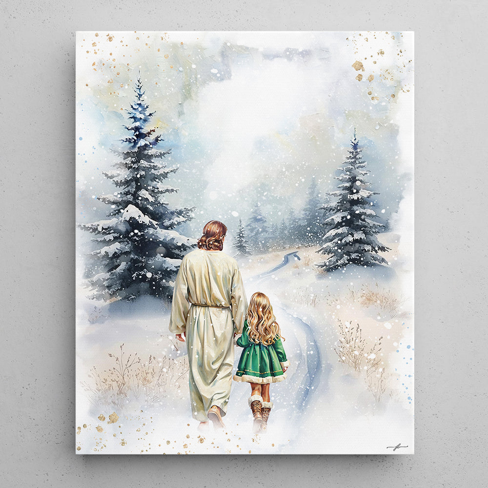 "Winter Grace" Christian Premium Canvas