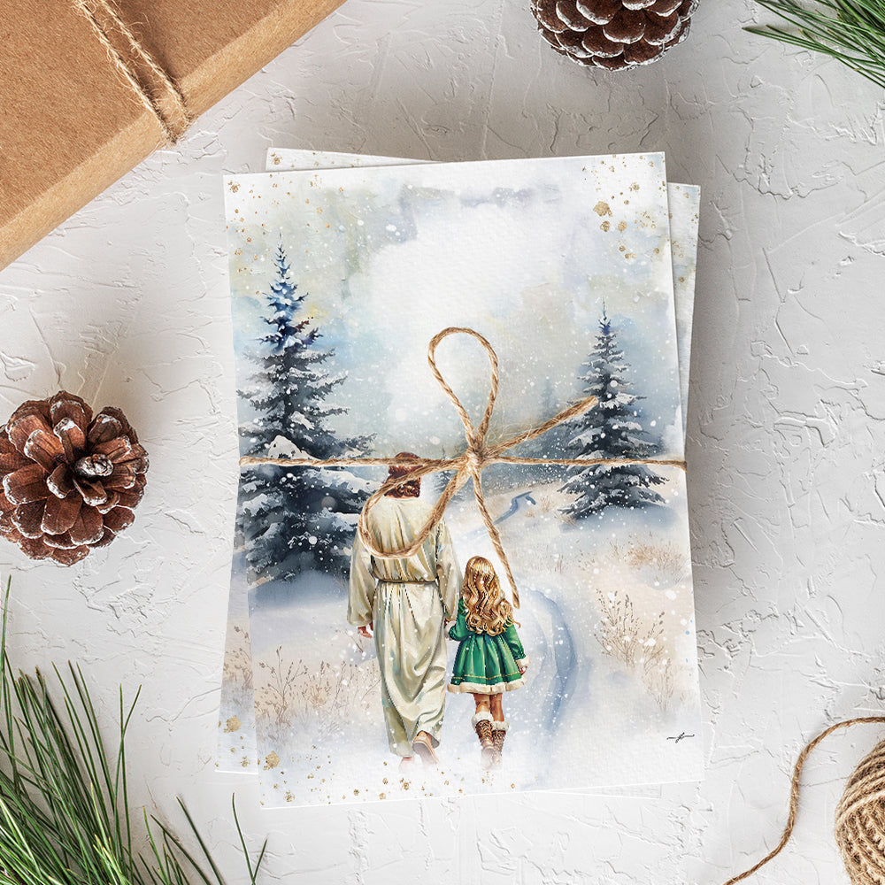 "Winter Grace" Christian Fine Art Greeting Card