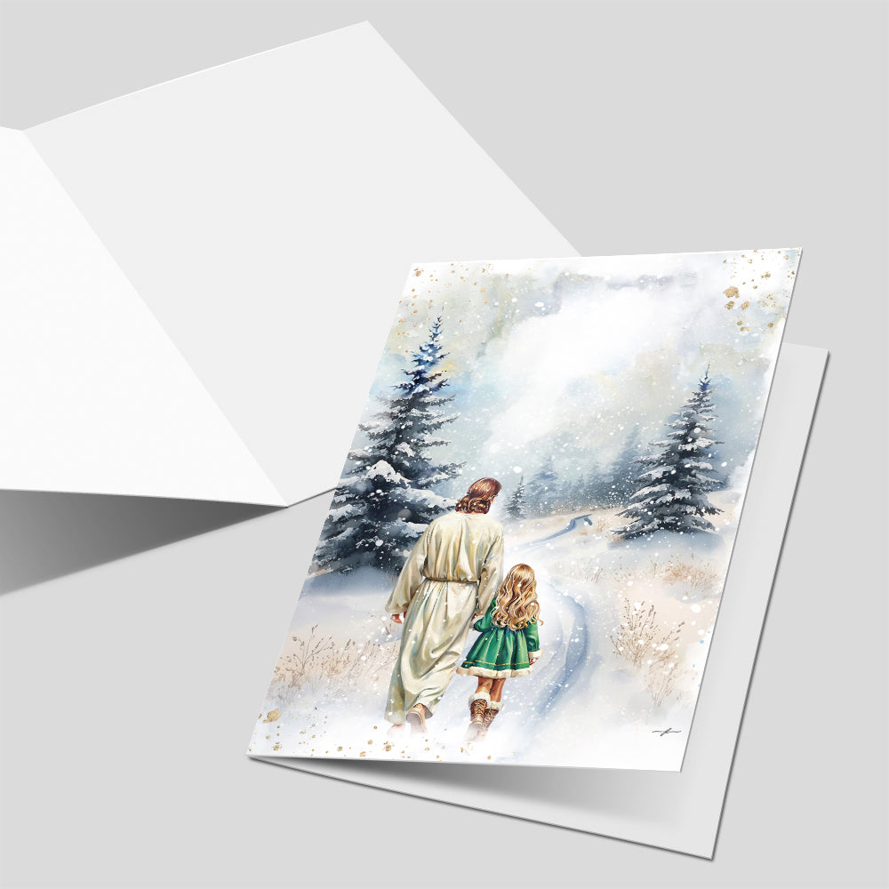 "Winter Grace" Christian Fine Art Greeting Card