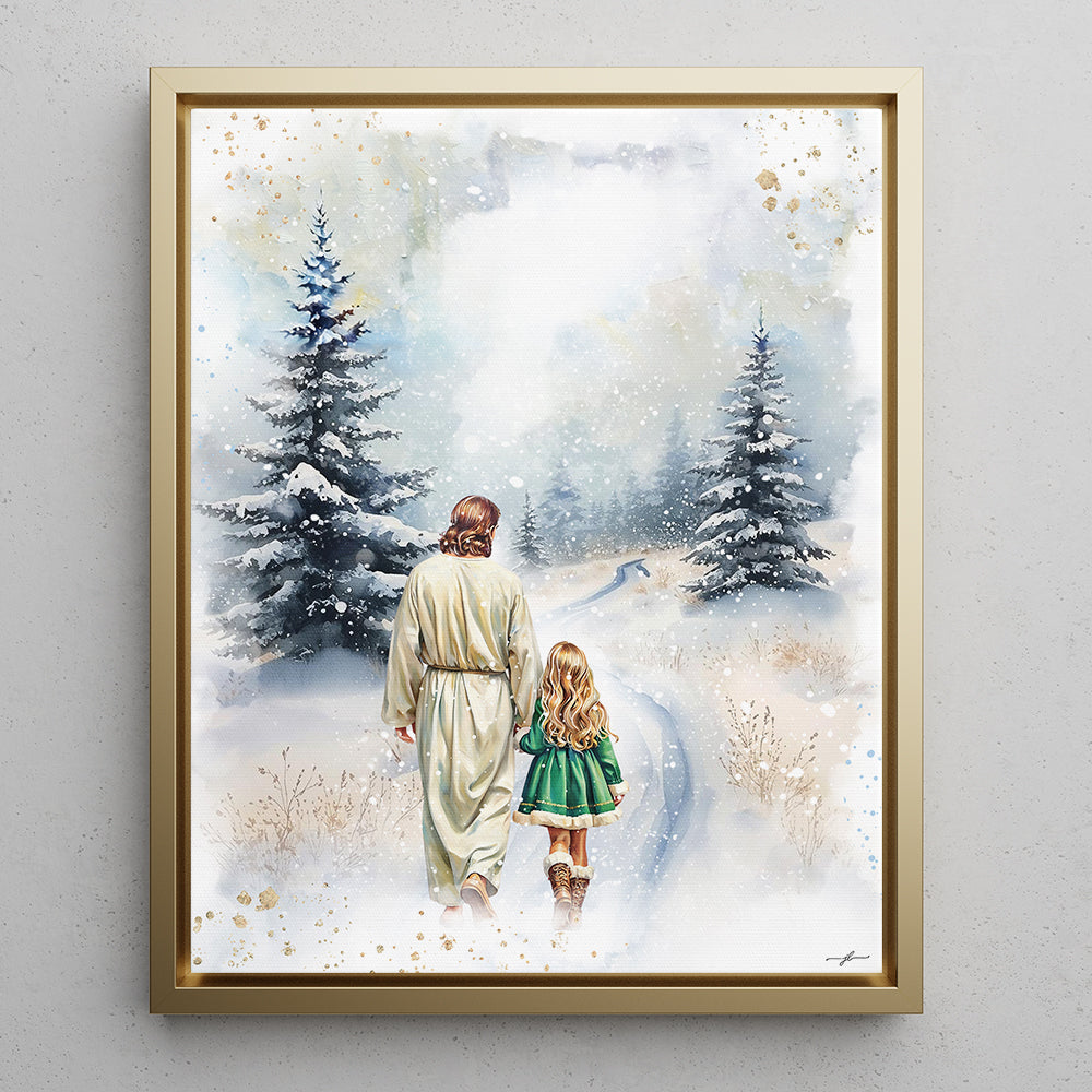 "Winter Grace" Christian Premium Canvas