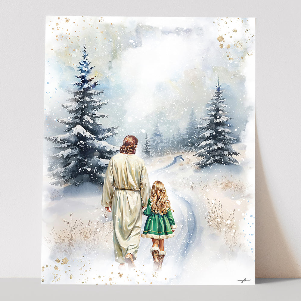“Winter Grace” Christian Art Print