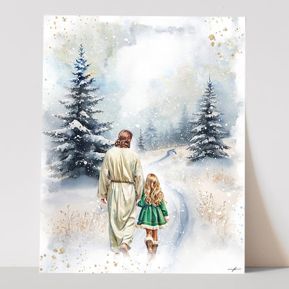 “Winter Grace” Christian Art Print
