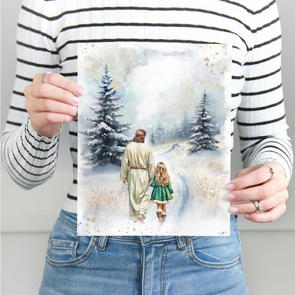 Winter Grace, Giclée Art Print, Christmas Framed Wall Art