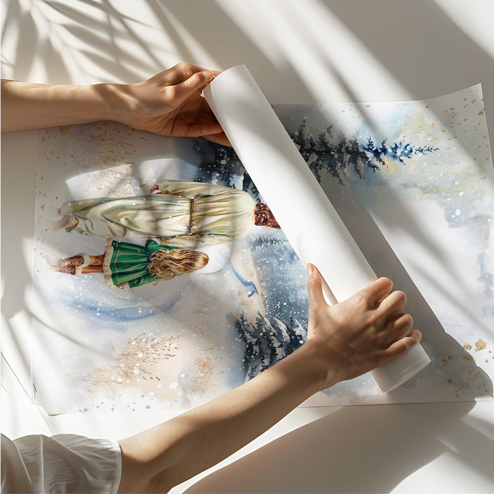 “Winter Grace” Christian Art Print