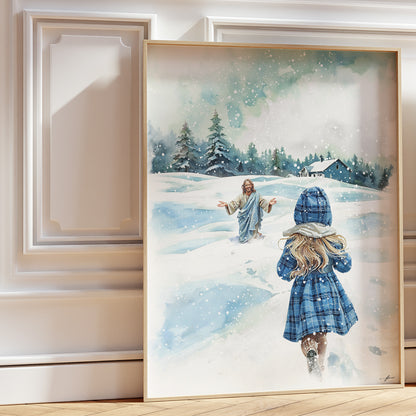 “Winter Grace” Christian Art Print