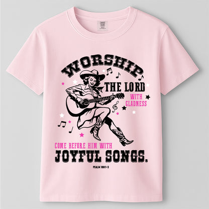 "Worship The Lord" Christian T-Shirt