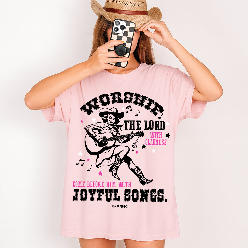 "Worship The Lord" Christian T-Shirt