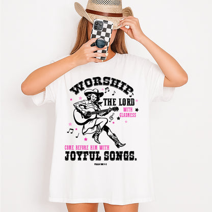 "Worship The Lord" Christian T-Shirt