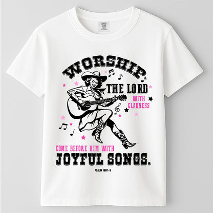 "Worship The Lord" Christian T-Shirt