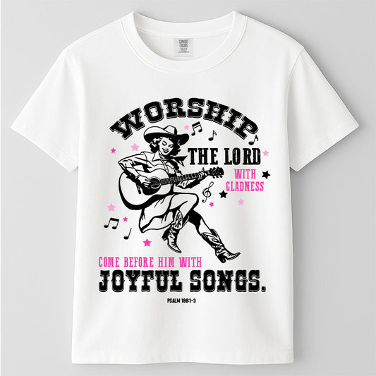 "Worship The Lord" Christian T-Shirt
