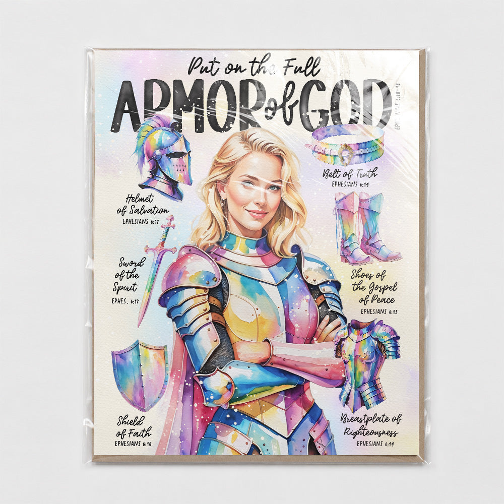 Armor of God • Scripture Prompt • Giclée Christian Art Print